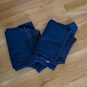 4 Pair Bundle of Dark Blue Denim Jeans